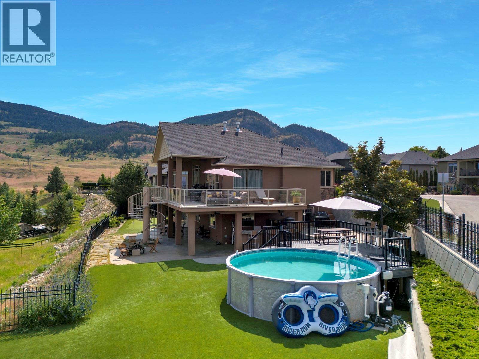 1830 Birkdale Avenue, Kelowna, BC - Outdoor With Above Ground Pool