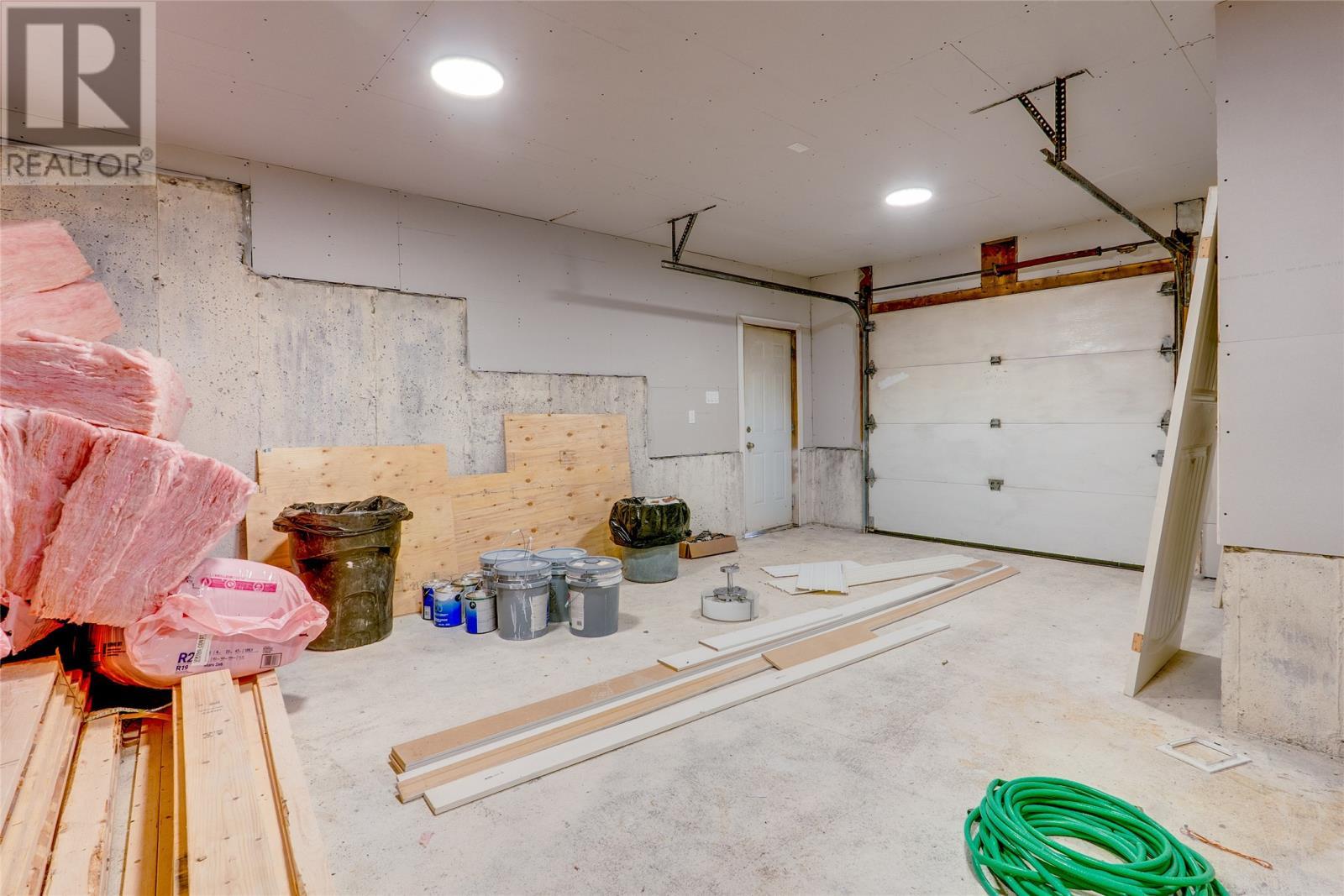 8 Briens Road, Holyrood, NL - Indoor Photo Showing Garage