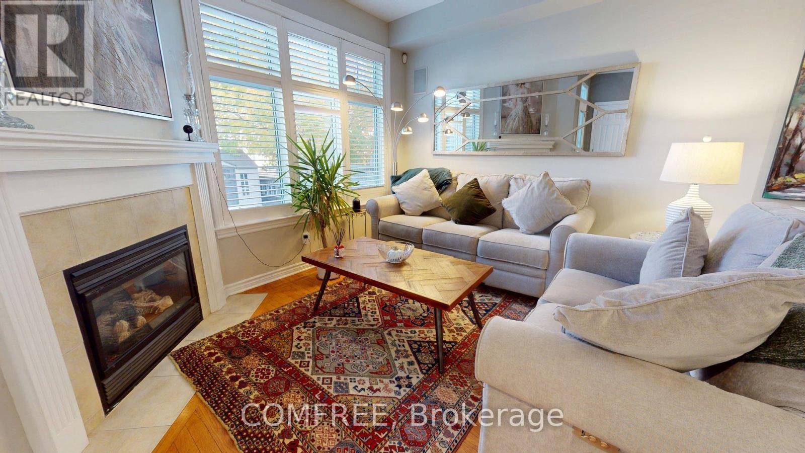 29D Cresthaven Drive, Ottawa, ON - Indoor Photo Showing Living Room With Fireplace