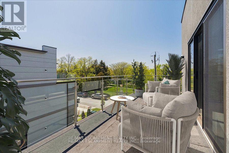 VIRTUALLY STAGED - 4 Sunrow Gate, Hamilton, ON - Outdoor With Balcony With Exterior