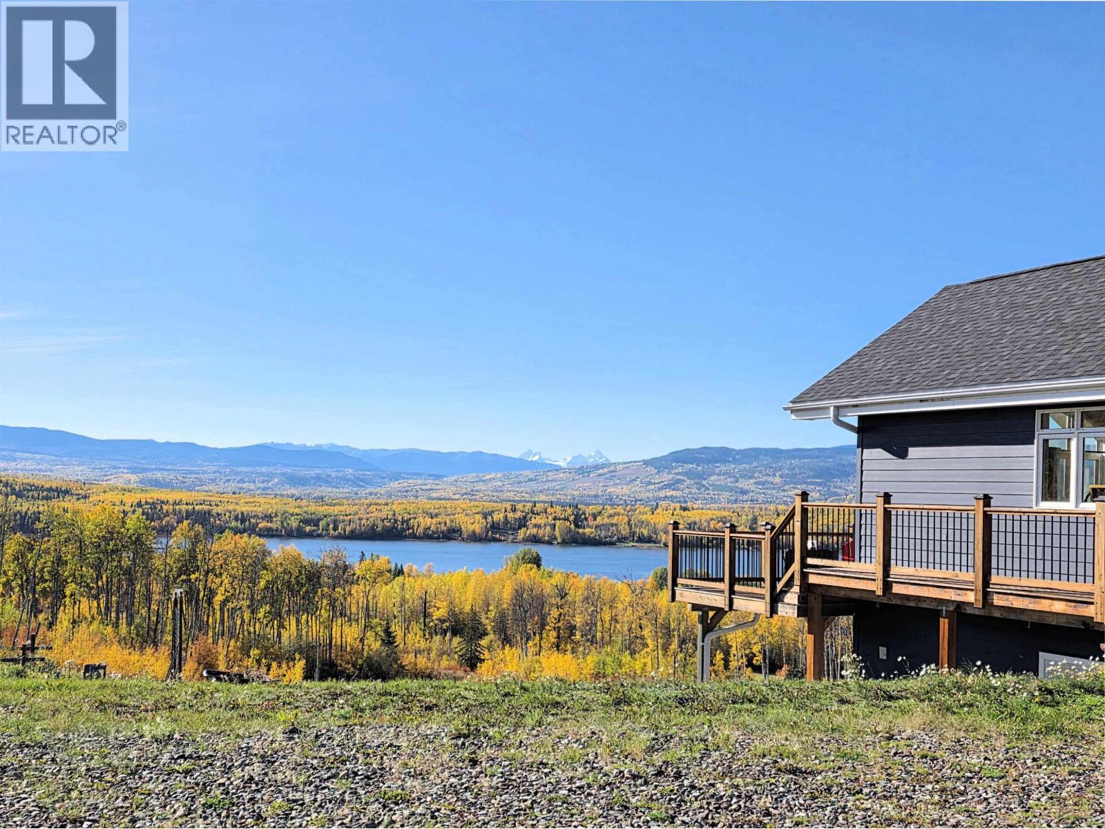 8020 Hislop Road, Telkwa, BC - Outdoor With Body Of Water With Deck Patio Veranda With View