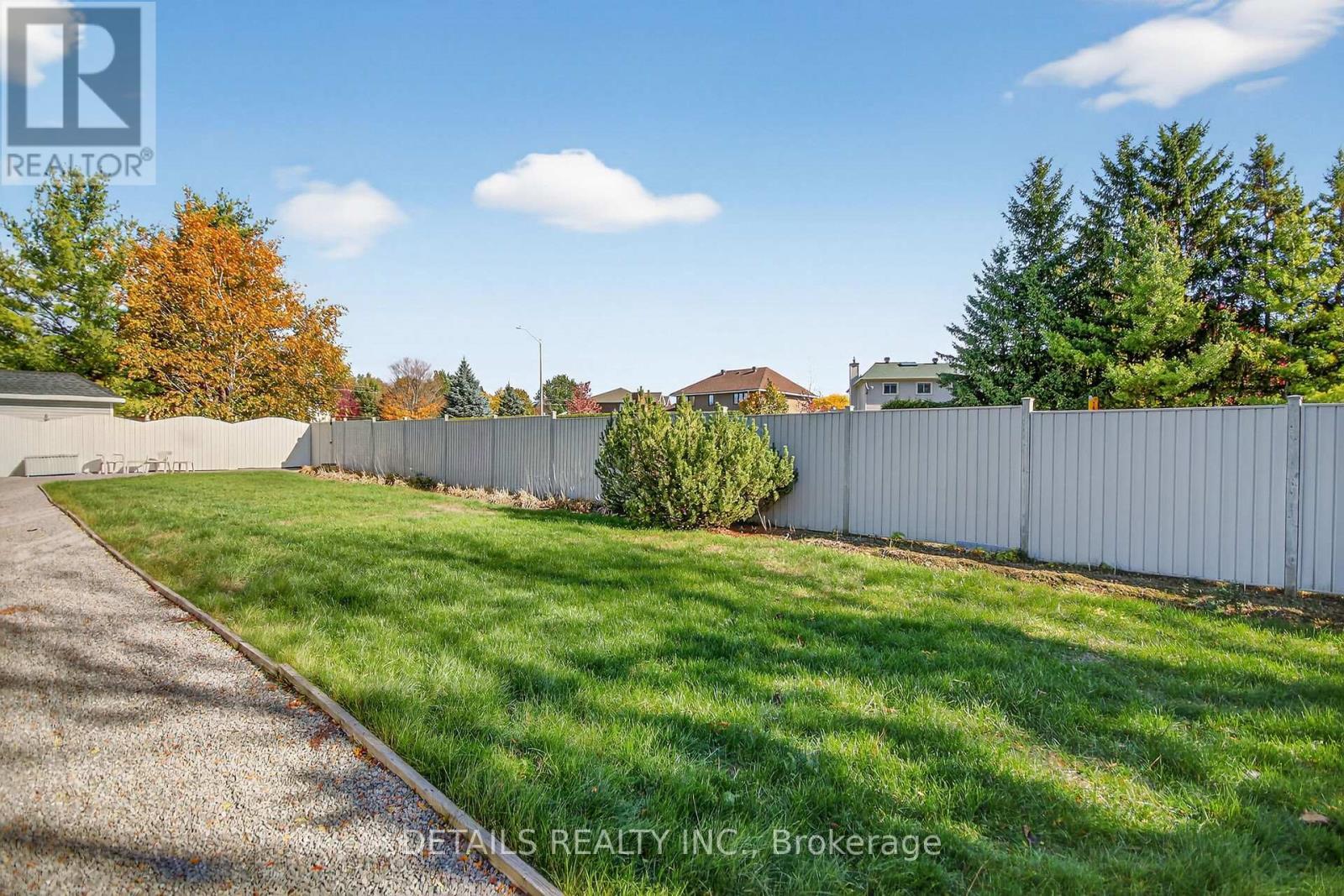 Completely Fenced Backyard - 7 Eagle Chase Court, Ottawa, ON - Outdoor With Backyard