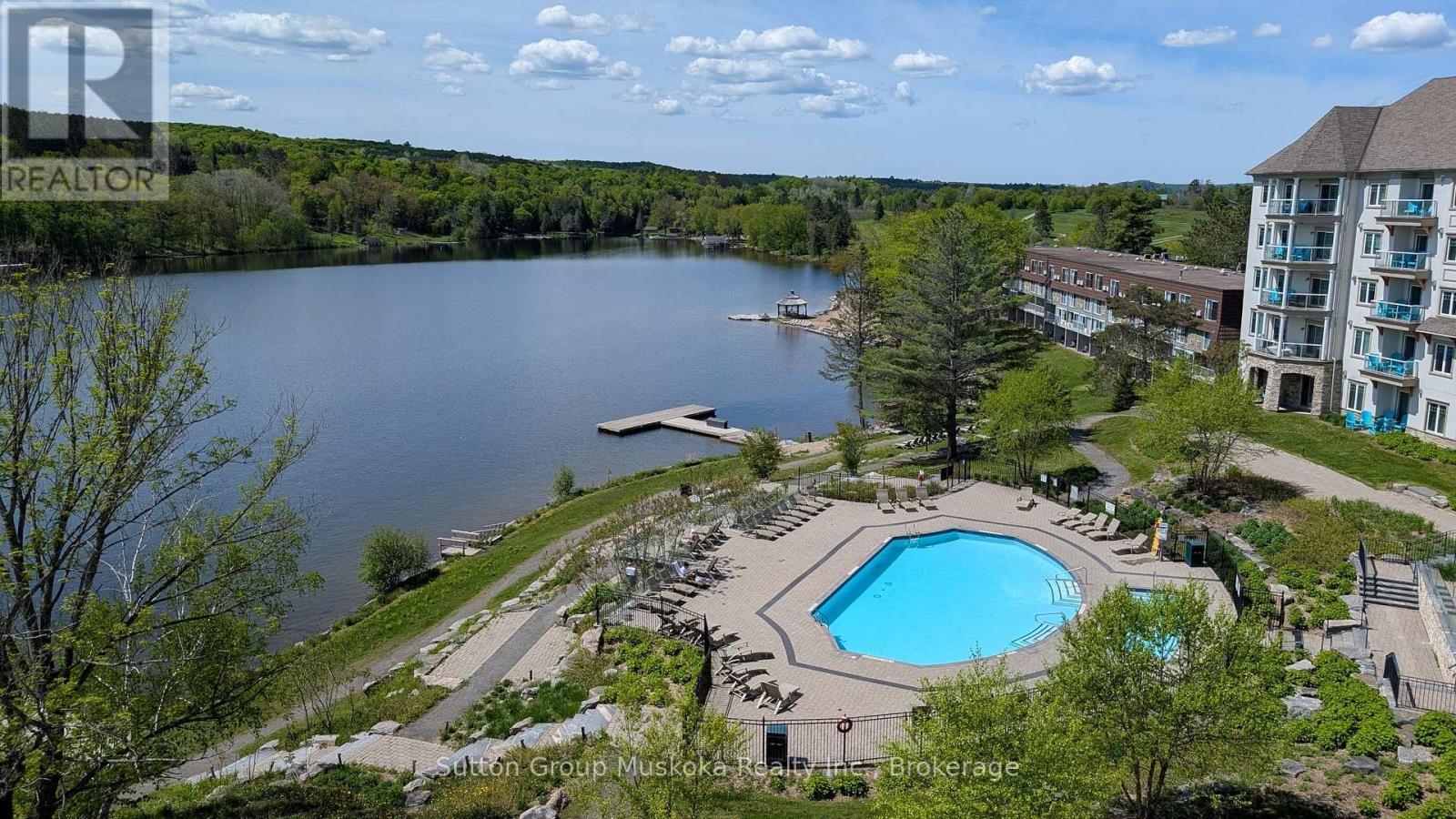 423 - 25 Pen Lake Point Road, Huntsville (Chaffey), ON - Outdoor With Body Of Water With In Ground Pool With View