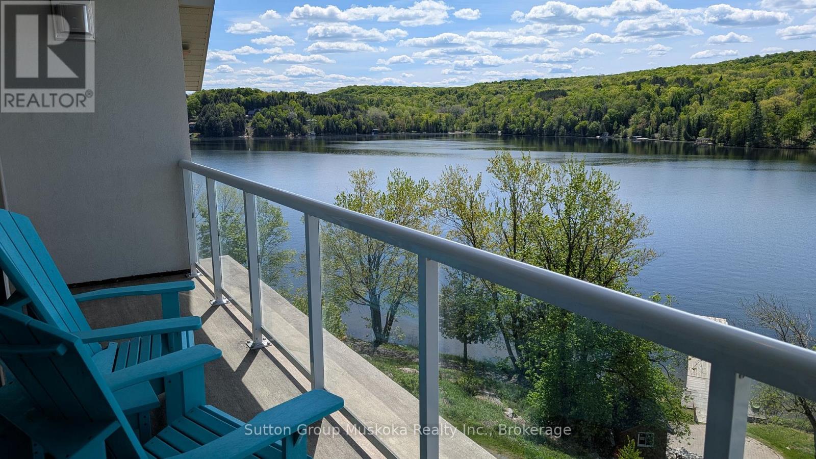 423 - 25 Pen Lake Point Road, Huntsville (Chaffey), ON - Outdoor With Body Of Water With Balcony With View
