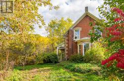 North wing, exterior. -