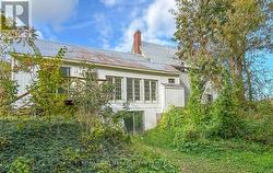 Rear view West Wing Addition, walkout basement -