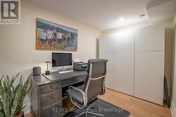 Basement office area -