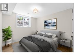 Lower level bedroom 2 - Virtually staged. -