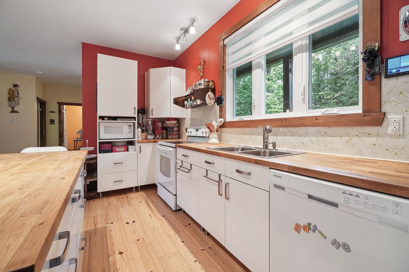 Kitchen - 2371 Route 343, Saint-Côme, QC - Indoor Photo Showing Kitchen With Double Sink