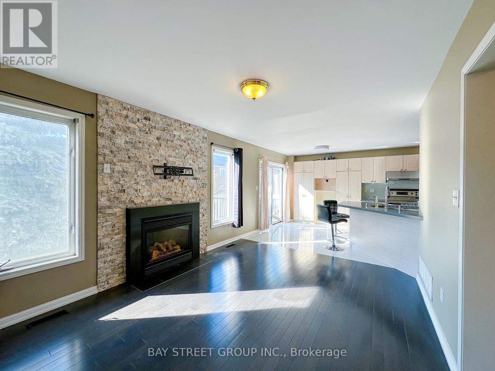 216 Equator Crescent, Vaughan, ON - Indoor Photo Showing Living Room With Fireplace