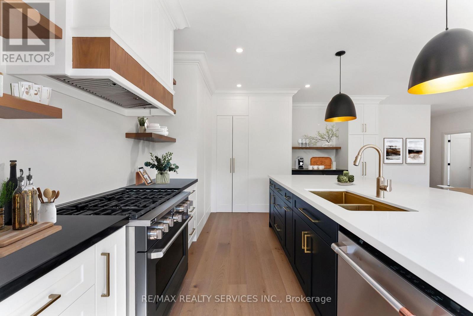 49 Greendowns Drive, Toronto, ON - Indoor Photo Showing Kitchen With Double Sink With Upgraded Kitchen