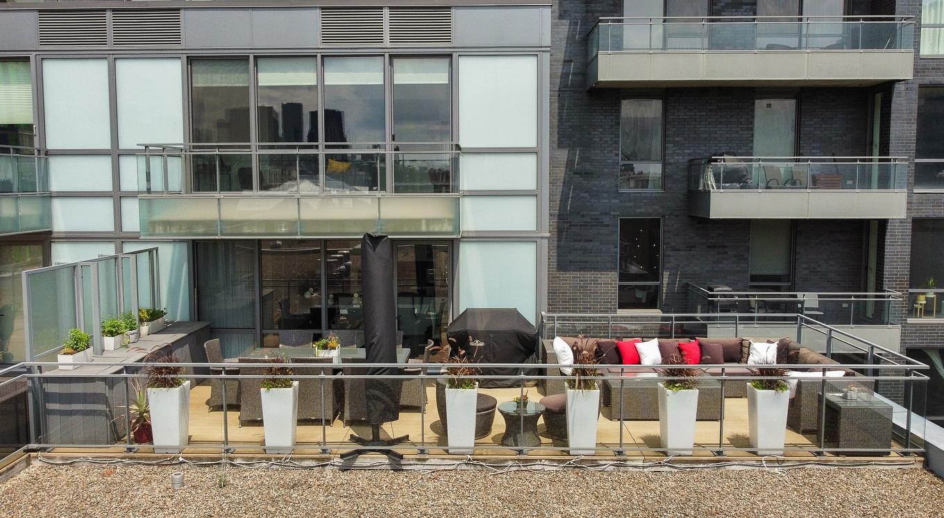 Patio - 501-370 Rue St-André, Montréal (Ville-Marie), QC - Outdoor