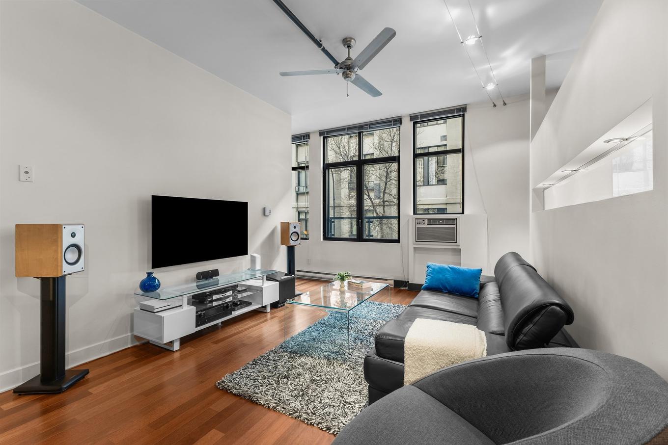 Salon - 201-765 Rue Bourget, Montréal (Le Sud-Ouest), QC - Indoor Photo Showing Living Room