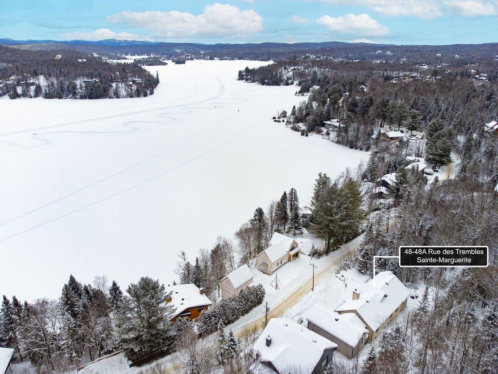 Aerial photo - 48 - 48A Rue Des Trembles, Sainte-Marguerite-Du-Lac-Masson, QC - Outdoor With View