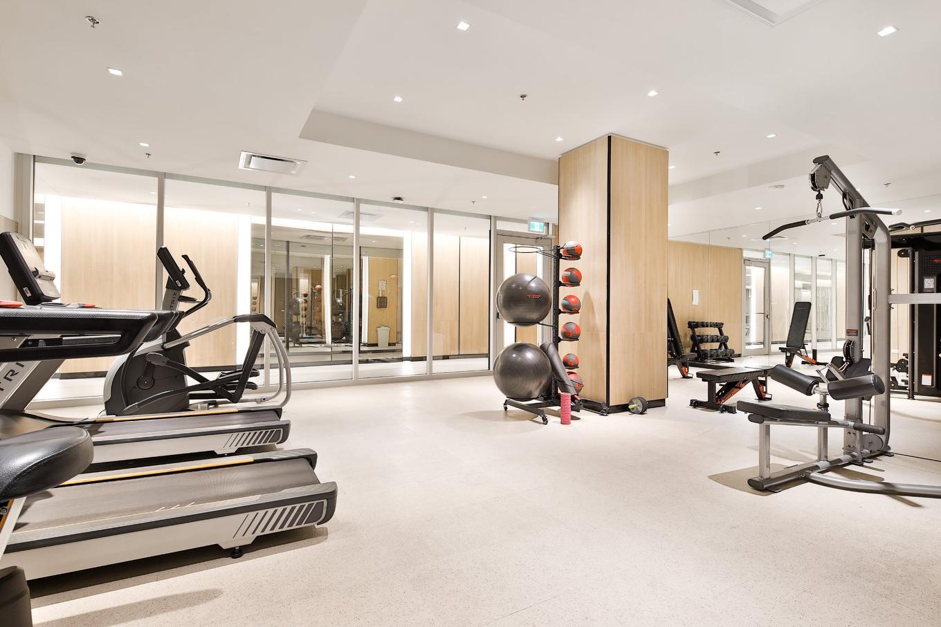 Exercise room - 2010-60 Rue De L'Éclipse, Brossard, QC - Indoor Photo Showing Gym Room