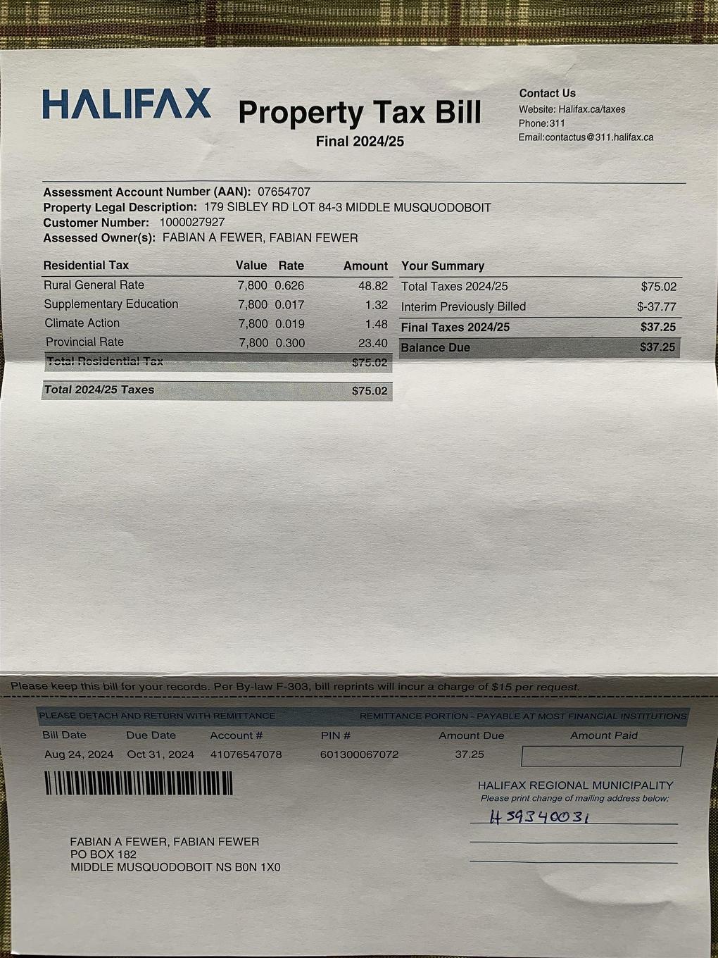 179 Sibley Road, Middle Musquodoboit, NS