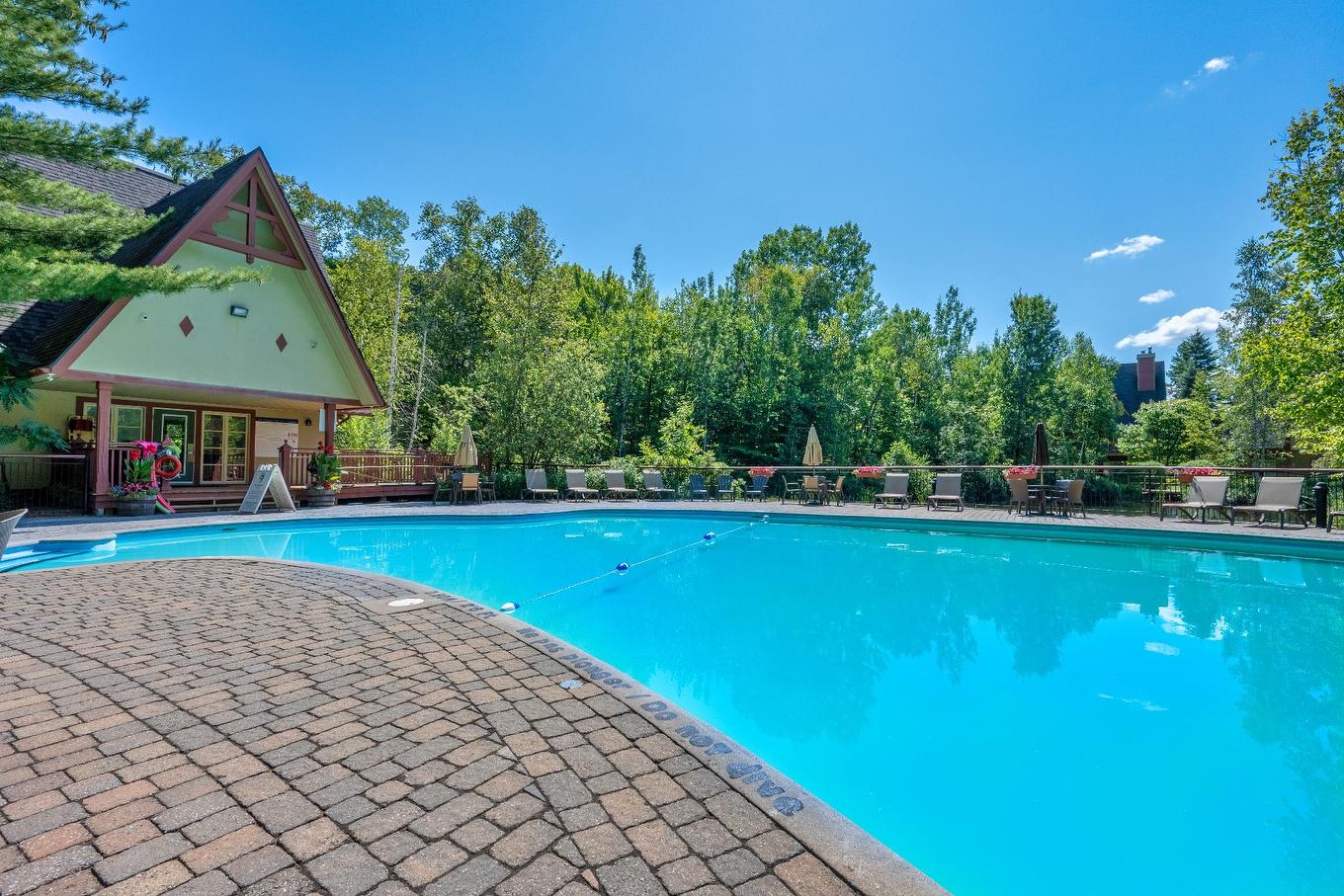 Pool - 4-236 Ch. De La Forêt, Mont-Tremblant, QC - Outdoor With In Ground Pool With Deck Patio Veranda With Backyard