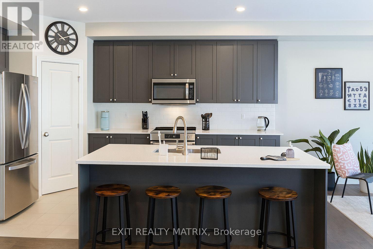 Virtually Staged - 739 Namur Street, Russell, ON - Indoor Photo Showing Kitchen With Upgraded Kitchen