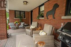 COVERED BACK PORCH -