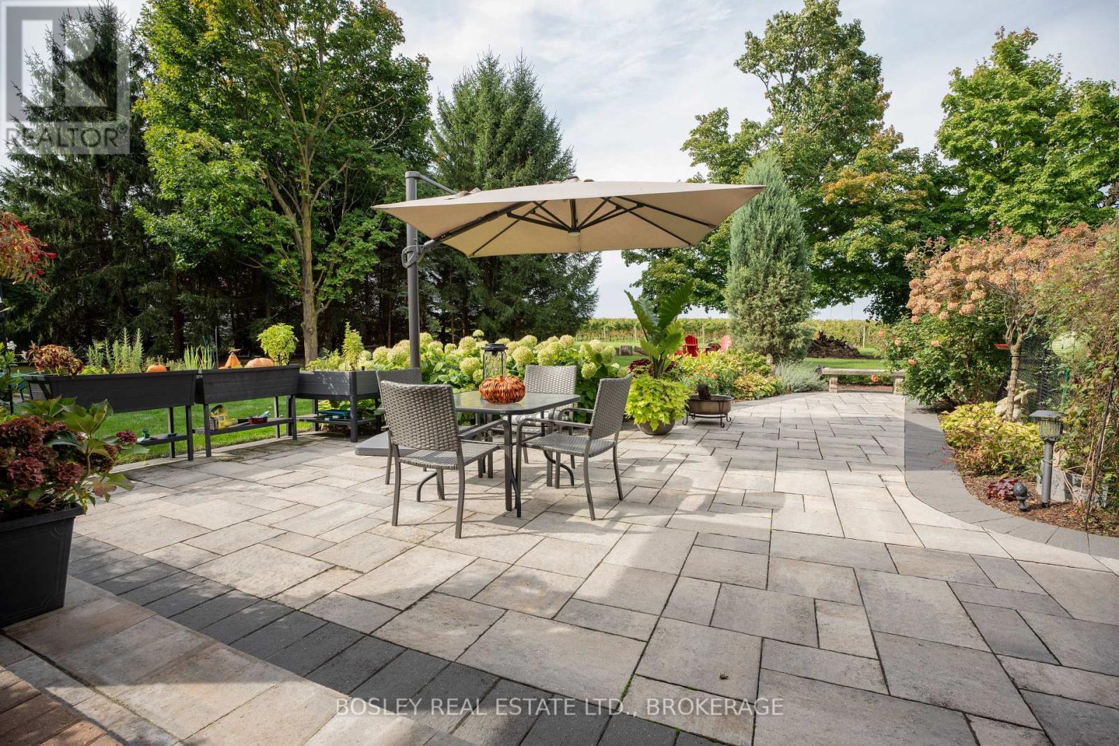 HARDSCAPED PATIO... - 14796 Niagara River Parkway, Niagara-On-The-Lake (Rural), ON - Outdoor