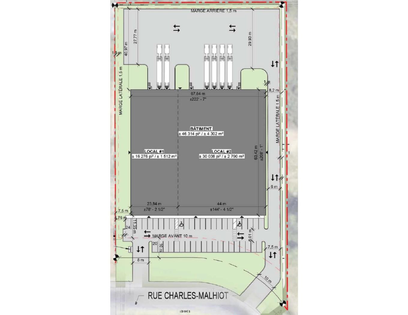 Drawing (sketch) - Rue Charles-Malhiot, Trois-Rivières, QC - Other