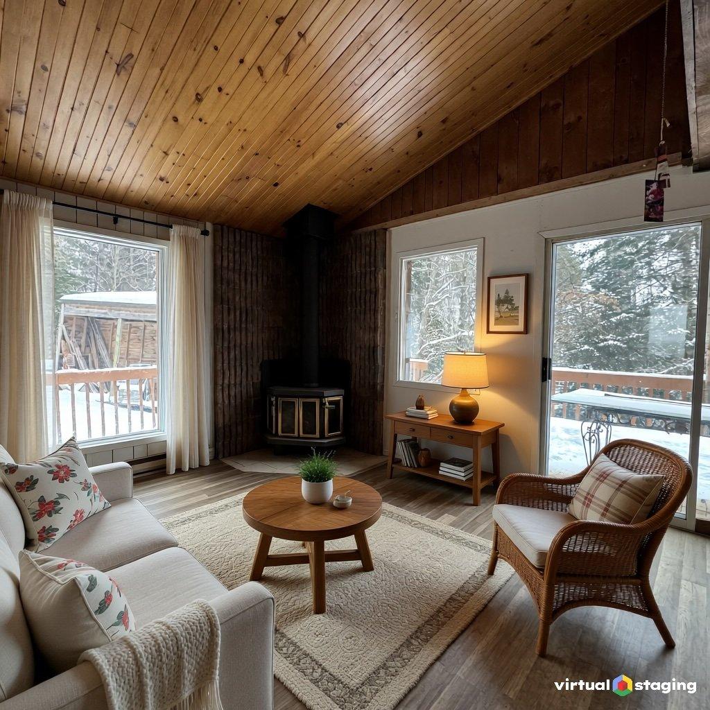 Salon - 299 Rue Latour, Mont-Tremblant, QC - Indoor Photo Showing Living Room With Fireplace
