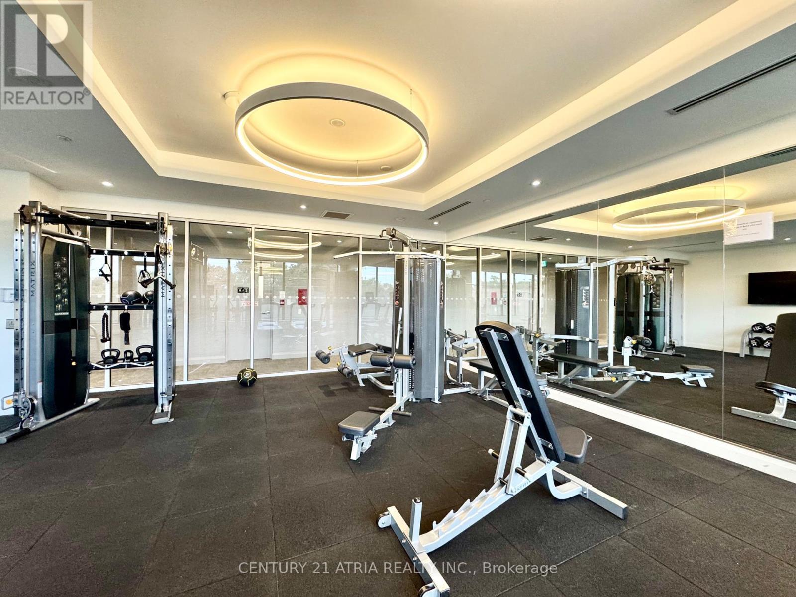 1003 - 33 Frederick Todd Way, Toronto, ON - Indoor Photo Showing Gym Room