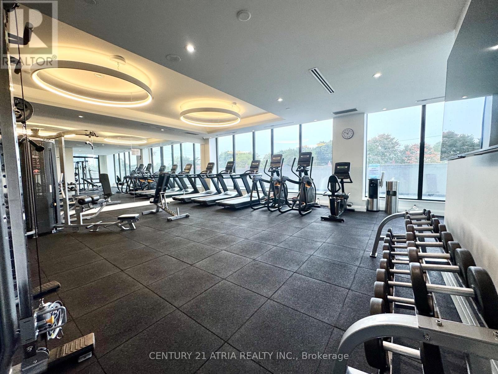 1003 - 33 Frederick Todd Way, Toronto, ON - Indoor Photo Showing Gym Room