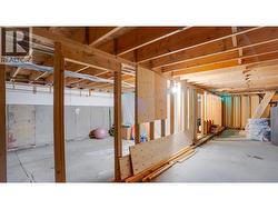 76"" high unfinished basement -