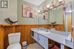 BASEMENT 3PC. BATH WITH SHOWER STALL AND SAUNA -