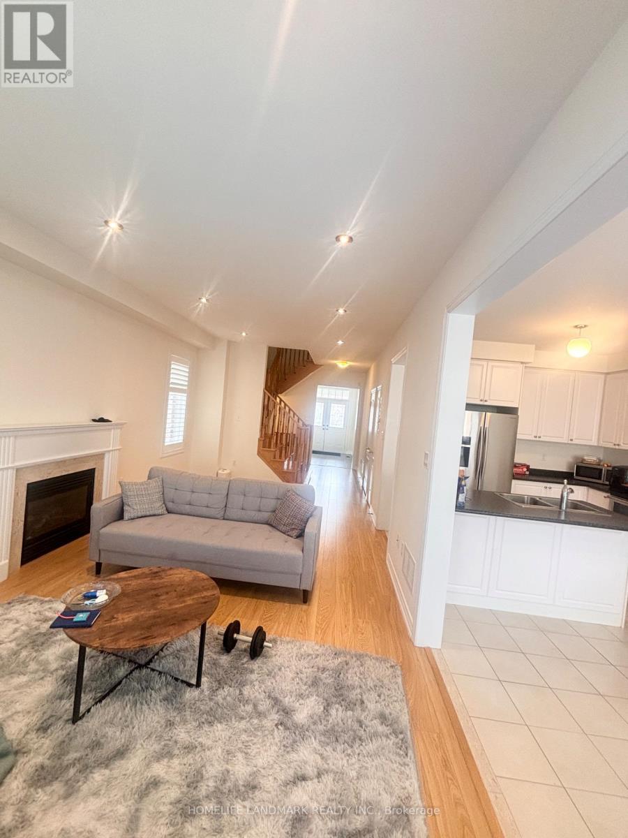 12 Hua Du Avenue, Markham, ON - Indoor Photo Showing Living Room With Fireplace