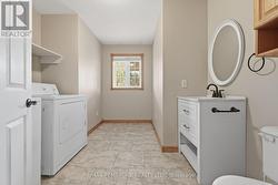 2 pc bath with main floor laundry -