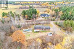 aerial view of back of house -