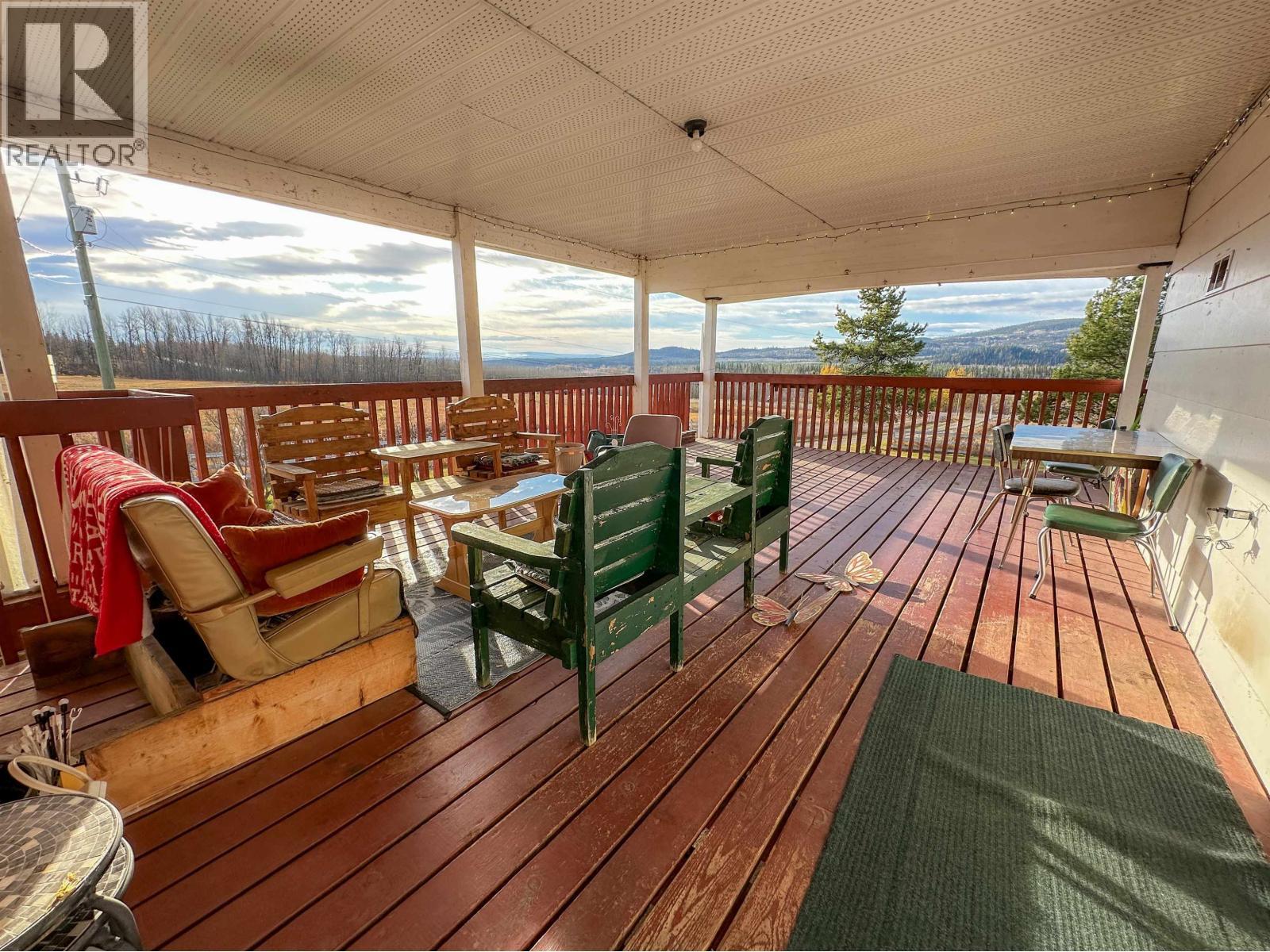 21900 E 16 Highway, Fort Fraser, BC - Outdoor With Deck Patio Veranda With Exterior