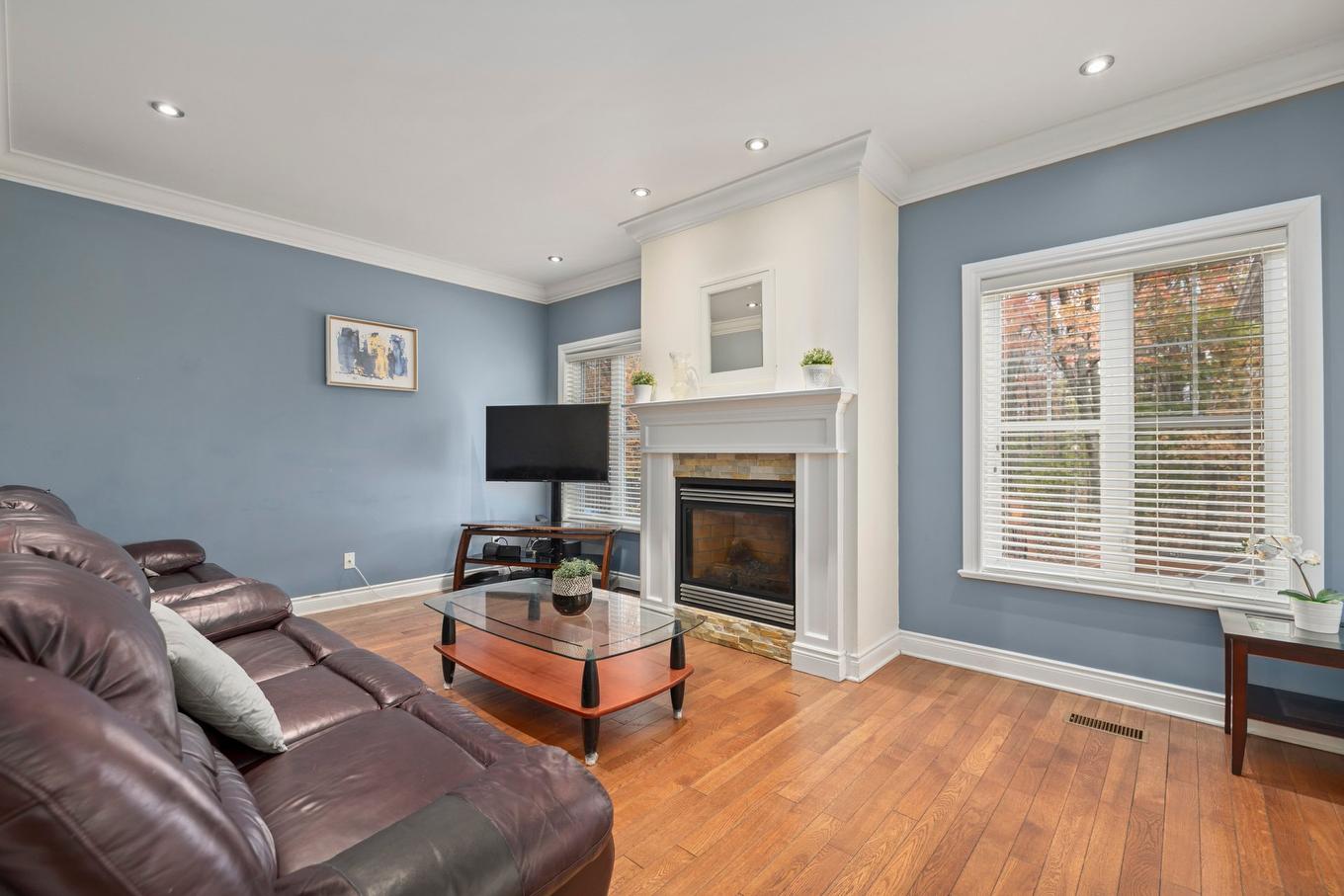 Family room - 623 Rue De L'Estérel, Saint-Lazare, QC - Indoor Photo Showing Living Room With Fireplace