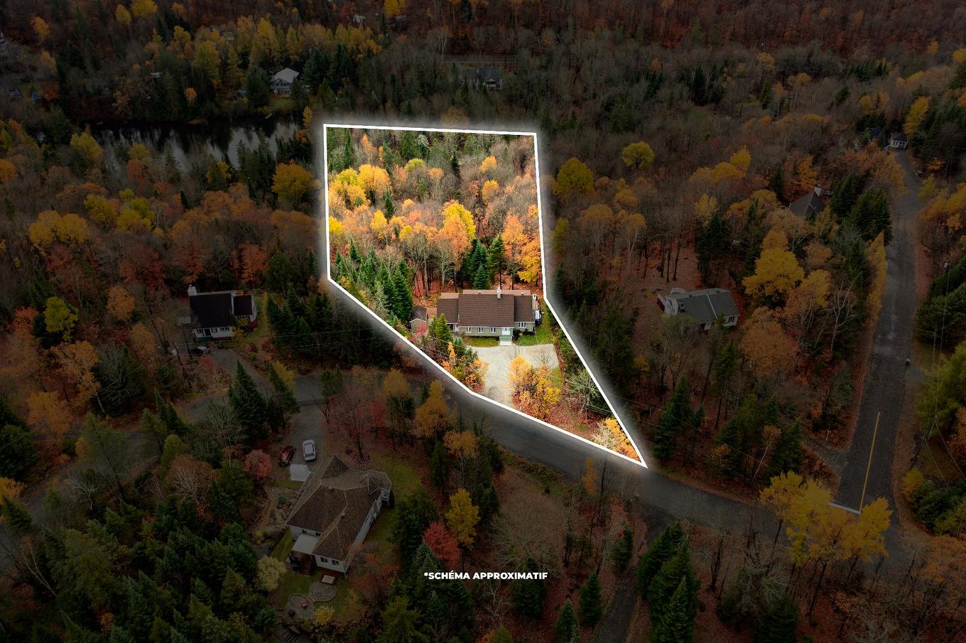 Plan (croquis) - 87Z Ch. Des Couleurs, Saint-Sauveur, QC - Outdoor With View