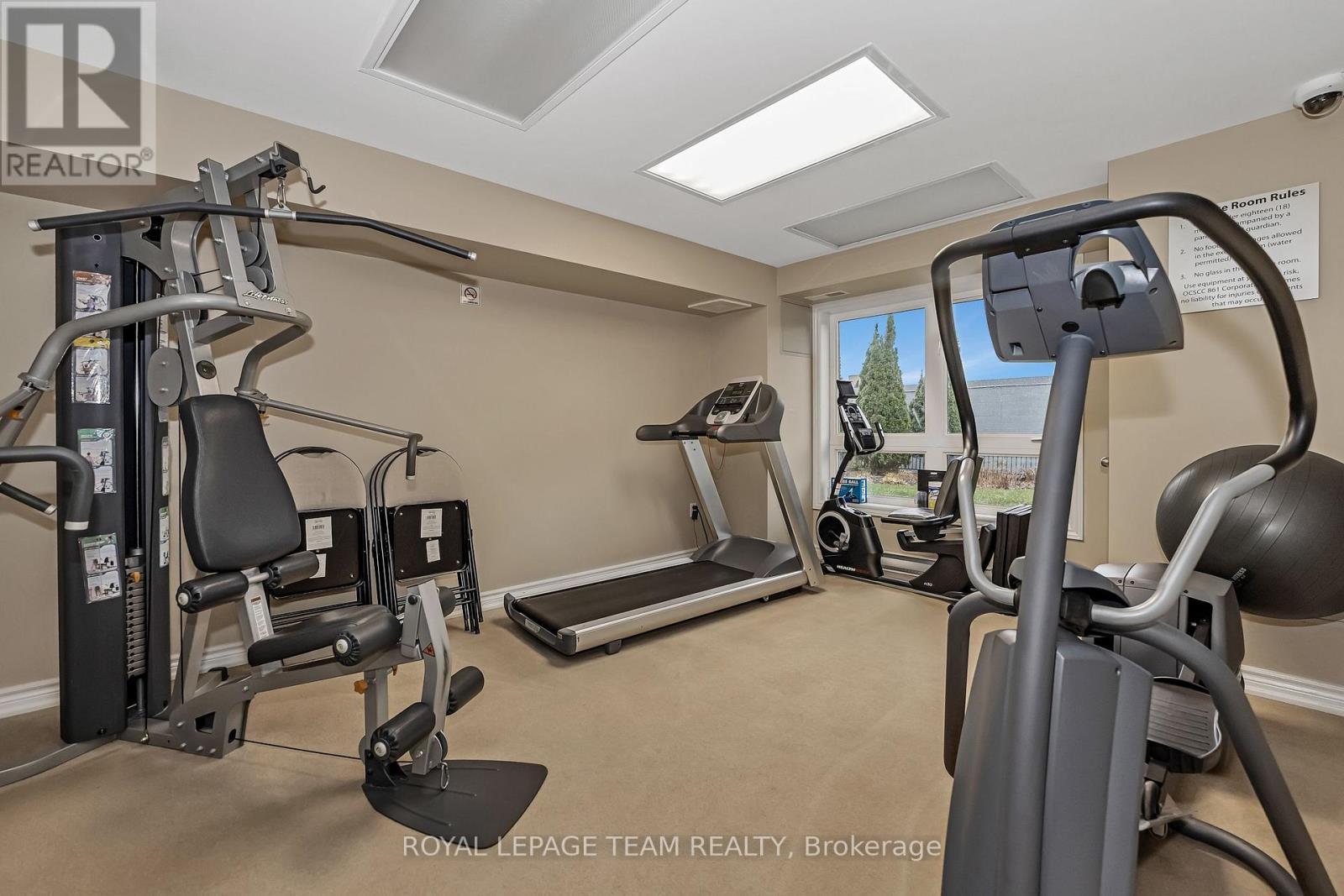 206 - 14 Norice Street, Ottawa, ON - Indoor Photo Showing Gym Room