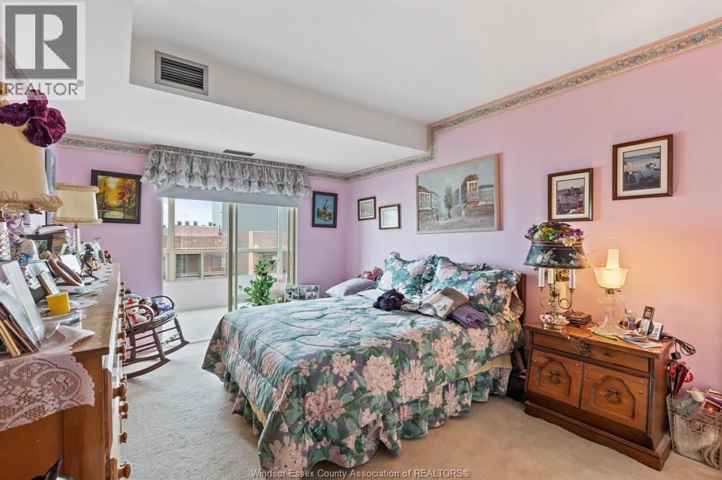 3601 Riverside East Unit# 1203, Windsor, ON - Indoor Photo Showing Bedroom