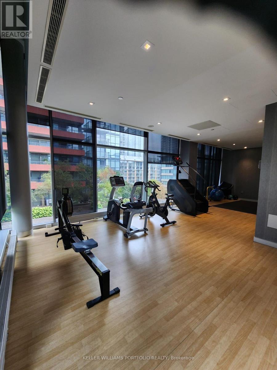 1027 - 4K Spadina Avenue, Toronto, ON - Indoor Photo Showing Gym Room