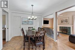 Dining Room with Doors to Pantry + Office Area -