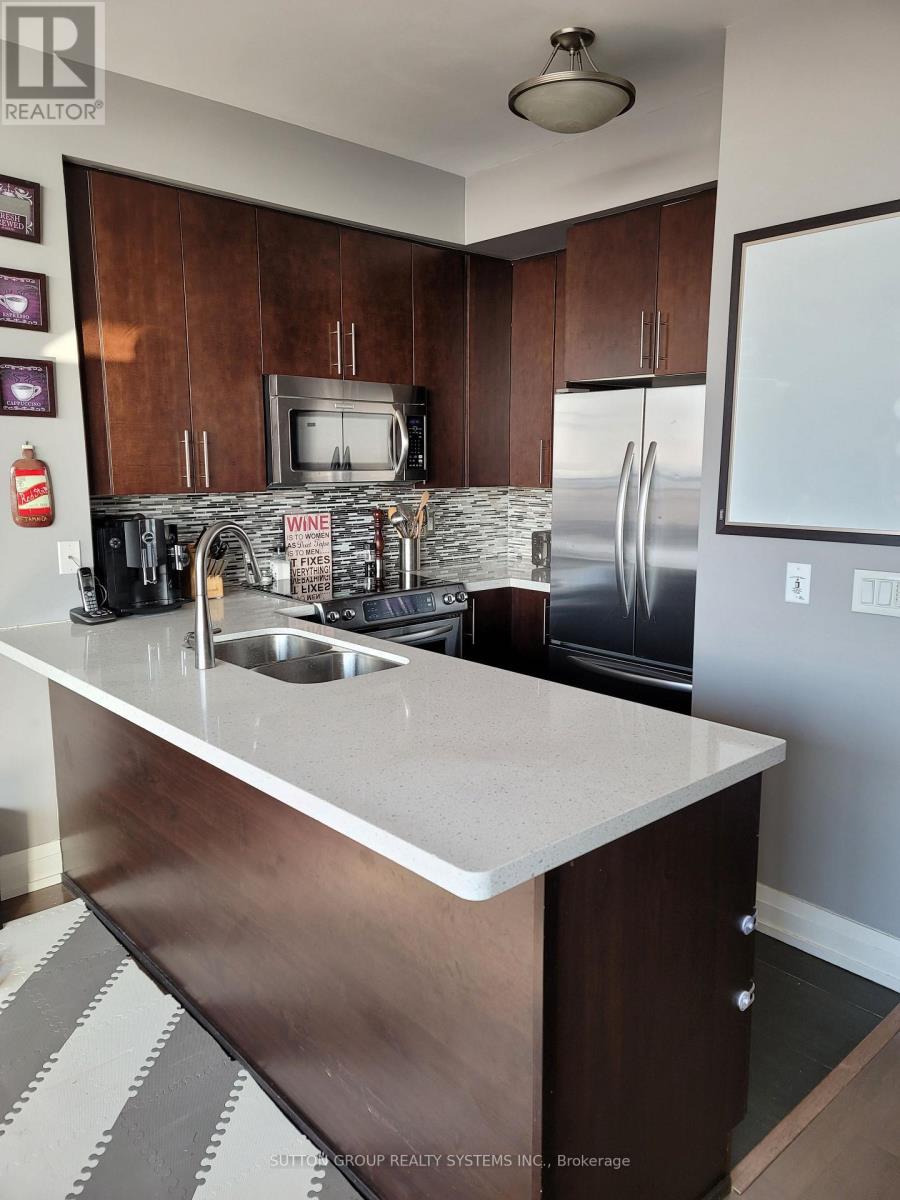 Ph11 - 1070 Sheppard Avenue W, Toronto, ON - Indoor Photo Showing Kitchen With Stainless Steel Kitchen With Double Sink With Upgraded Kitchen