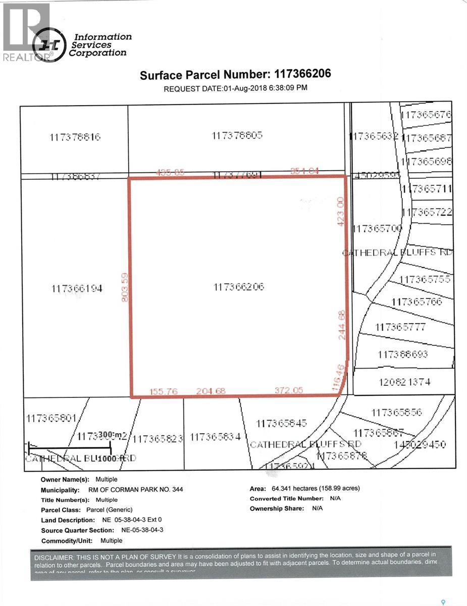 Cathedral Bluffs Land, Corman Park Rm No. 344, SK