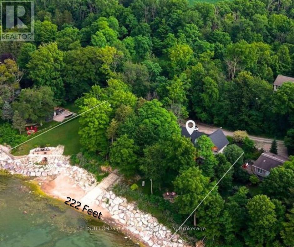 Property line for illustration purposes only - 5284 Cliff Road, Lambton Shores (Forest), ON - Outdoor With Body Of Water