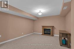 Basement rec room -