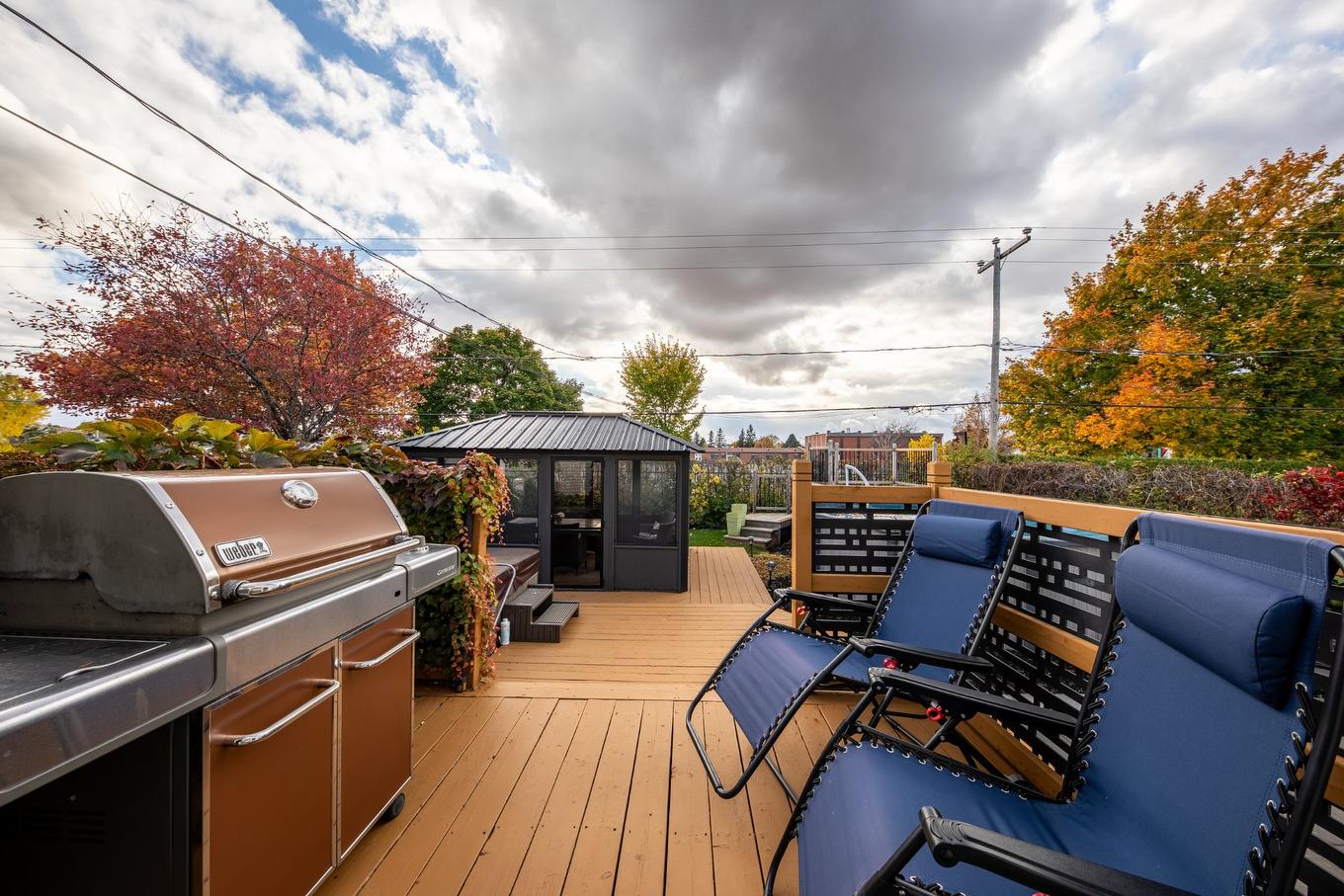 Patio - 418 Rue De Grenoble, Sainte-Julie, QC - Outdoor With Deck Patio Veranda