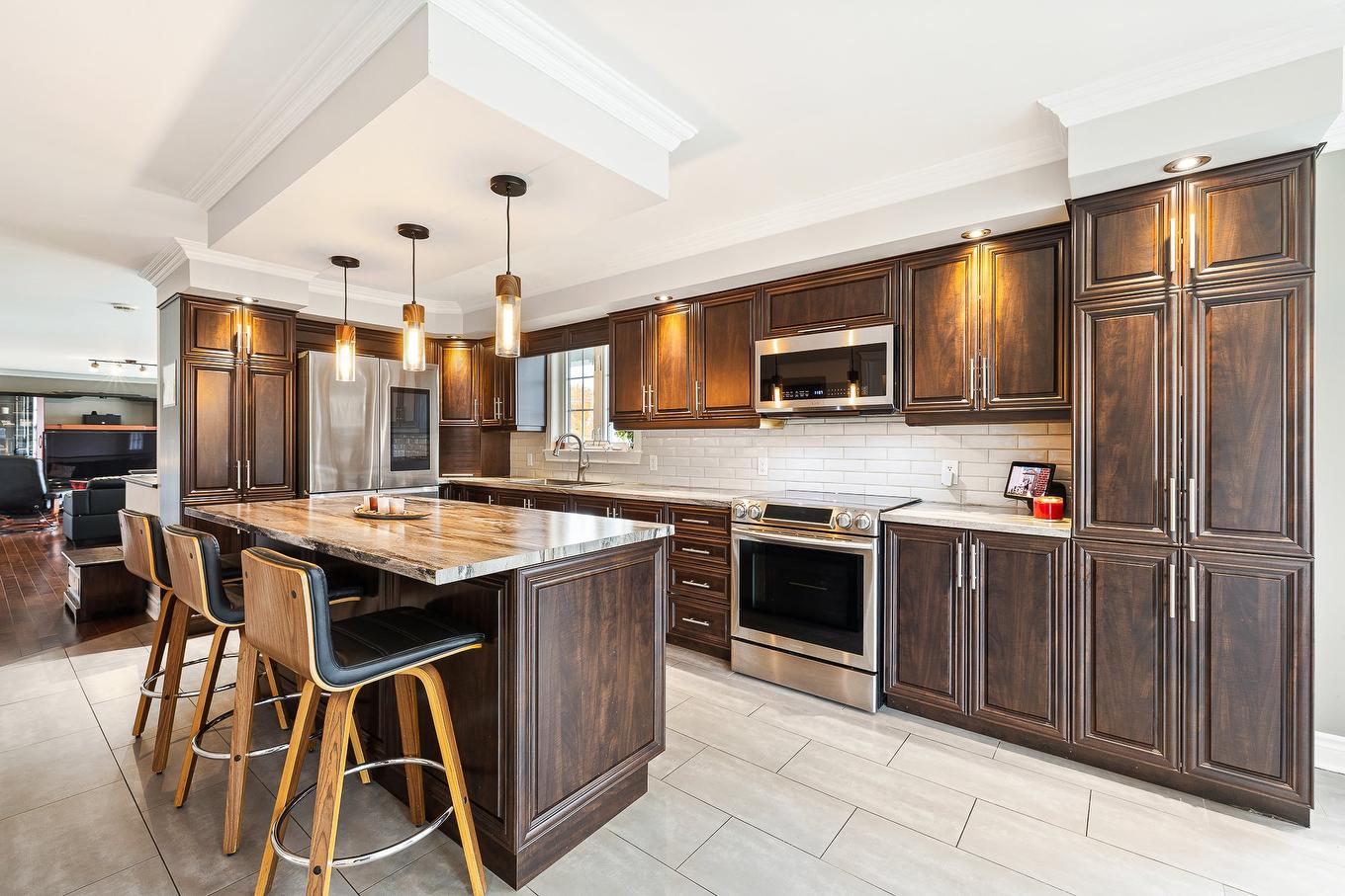 Kitchen - 2951 Rue Principale, Dunham, QC - Indoor Photo Showing Kitchen With Upgraded Kitchen