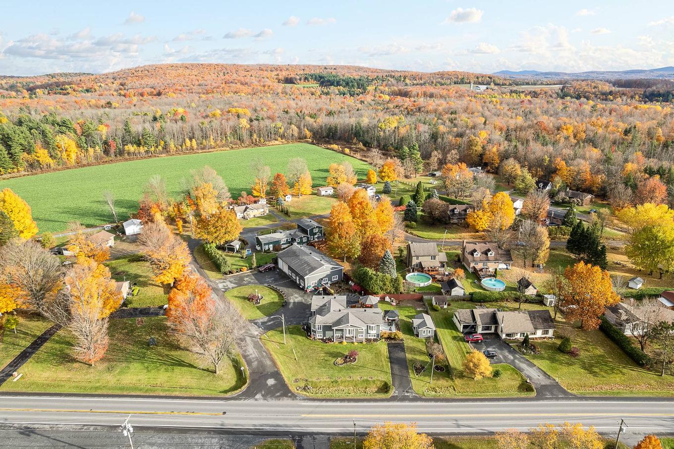 Aerial photo - 2951 Rue Principale, Dunham, QC - Outdoor With View
