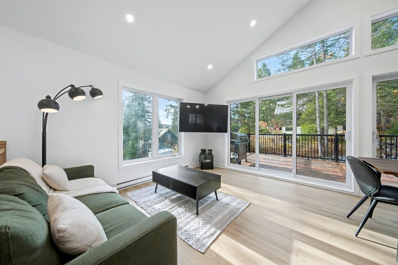 Living room - 2100 Rue Wilfrid, Val-David, QC - Indoor Photo Showing Living Room
