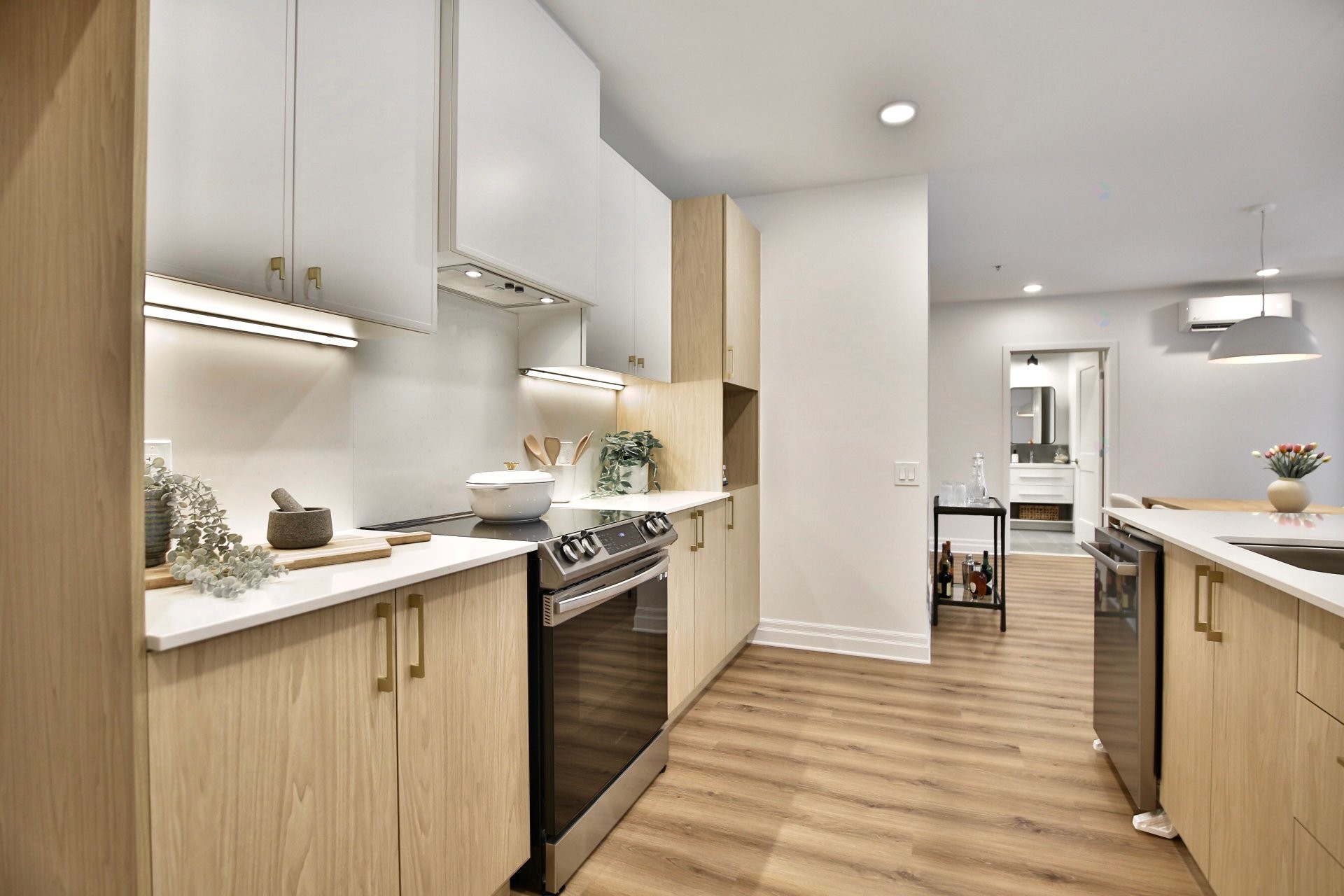 Kitchen - 112-2100 Rue Benoit, Saint-Bruno-De-Montarville, QC - Indoor Photo Showing Kitchen With Upgraded Kitchen