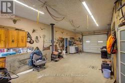 inside garage -